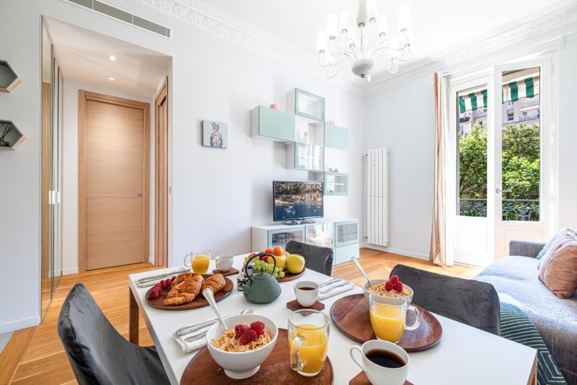 Joffre 49-D - Charming 2 Bedroom - Carre D'Or นีซ ภายนอก รูปภาพ