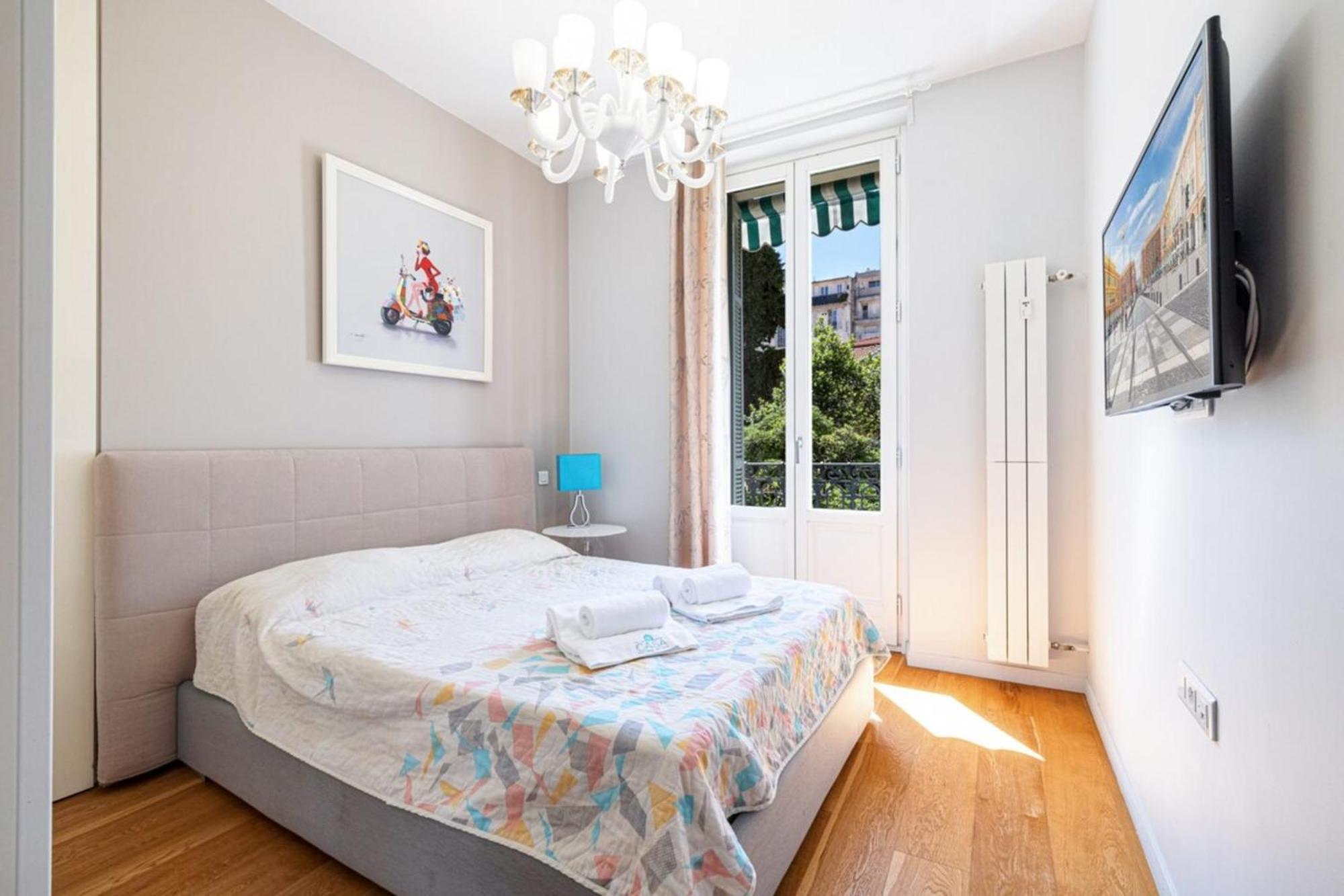 Joffre 49-D - Charming 2 Bedroom - Carre D'Or นีซ ภายนอก รูปภาพ